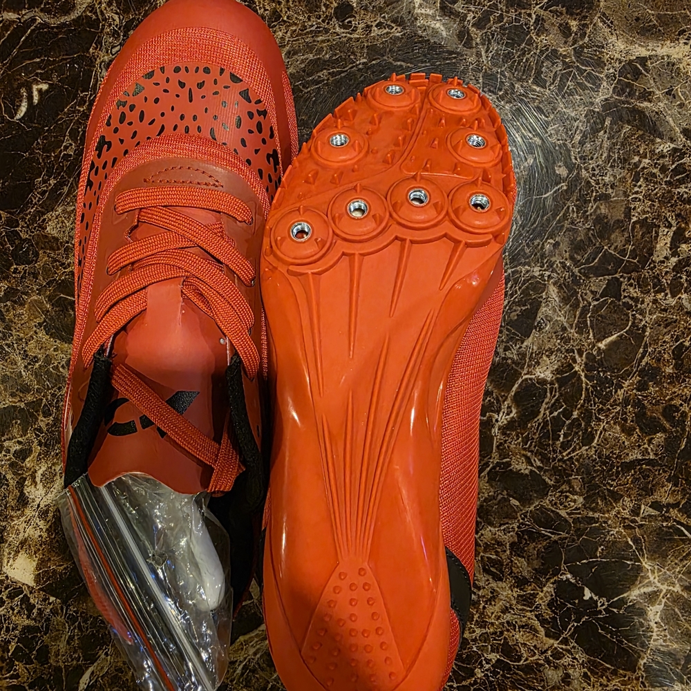 Red and Black Cleats